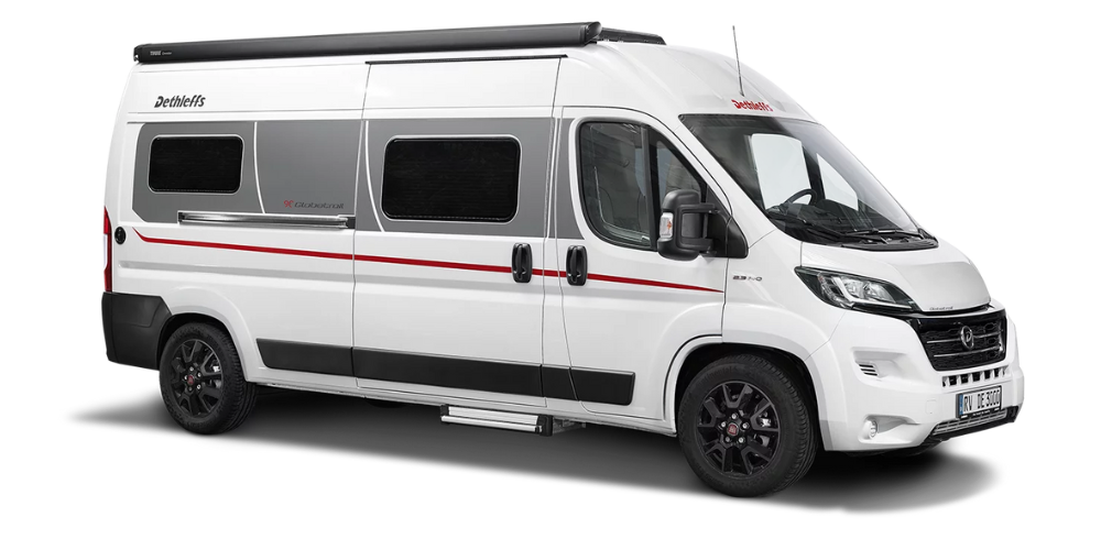 voorbeeldfoto van een dethleffs buscamper